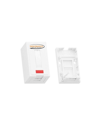 NMC-MB1P-ST-WT. Корпус настенной розетки. NIKOMAX в Арзамасе