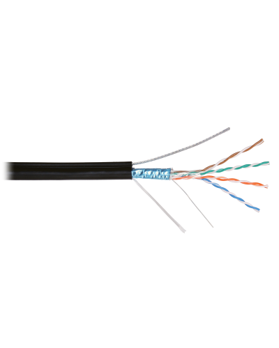 F/UTP 4pair, Cat5e, Solid, Out, SW, PVC (NMC 4905B-BK). Кабель «витая пара» (LAN) для структурированных систем связи. NIKOMAX в Арзамасе
