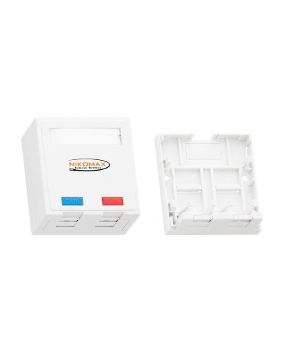 NMC-MB2P-ST-WT. Корпус настенной розетки. NIKOMAX в Арзамасе