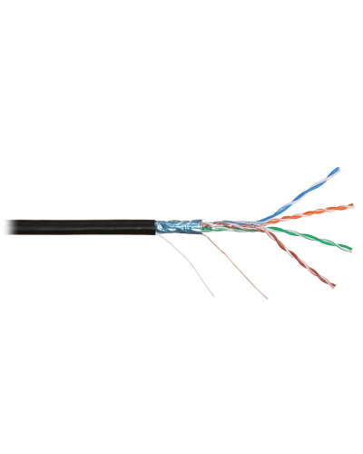 F/UTP 4pair, Cat5e, Solid, In/Out, нг(А)-HF (NMC 4200C-BK). Кабель «витая пара» (LAN) для структурированных систем связи. NIKOMAX в Арзамасе