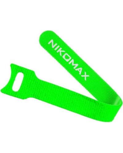 NMC-CTV150-12-SB-GN-10 (10шт). Стяжка-липучка с мягкой пряжкой. NIKOMAX в Арзамасе