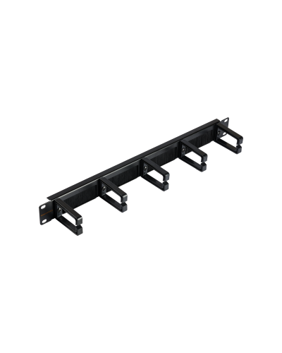 NMC-OP530HB-1U-BK-2 (2 шт). Кабельный органайзер 19 с щёточным вводом. NIKOMAX в Арзамасе