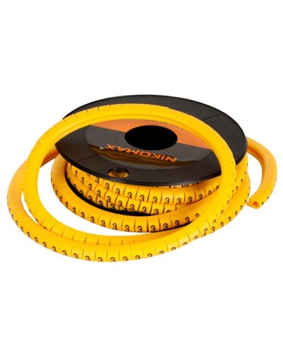 NMC-CMR-6-YL-500 (500шт). Маркер кабельный. NIKOMAX в Арзамасе