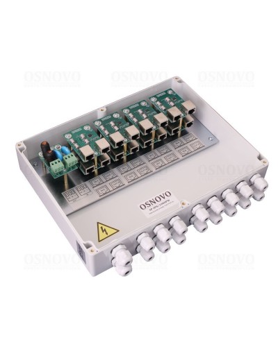 SP-IP8/1000PW. Устройство грозозащиты цепей Ethernet. OSNOVO в Арзамасе