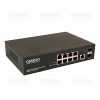 SW-80802/L(150W). Коммутатор Gigabit Ethernet на 8 портов. OSNOVO