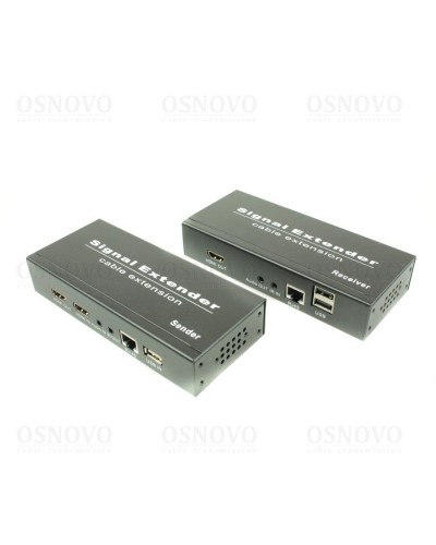 TLN-HiKM2+RLN-HiKM2. Удлинитель HDMI, ИК-сигнала, 2*USB. OSNOVO в Арзамасе