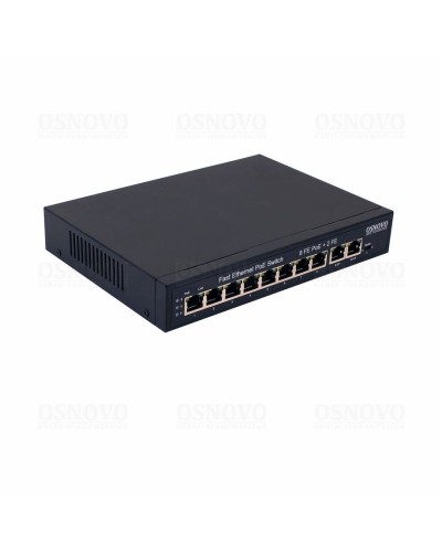 SW-21000(120W). Коммутатор 10-портовый  Fast Ethernet с PoE. OSNOVO в Арзамасе