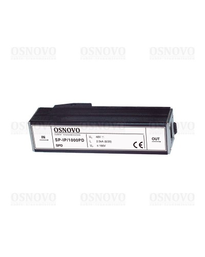 SP-IP/1000PD. Устройство грозозащиты цепей Ethernet. OSNOVO в Арзамасе