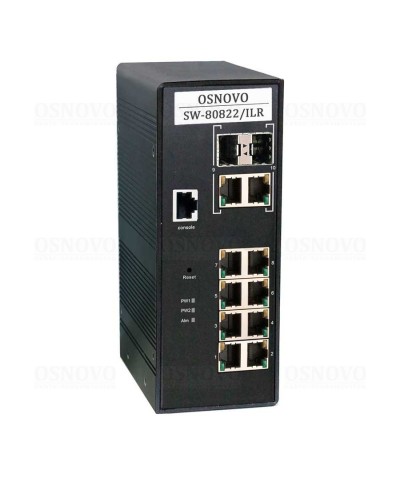SW-80822/ILR. Коммутатор 10-портовый Gigabit Ethernet с PoE. OSNOVO в Арзамасе