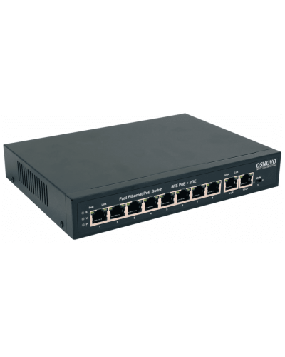 SW-20820(120W). Коммутатор 10-портовый  Gigabit Ethernet с PoE. OSNOVO в Арзамасе