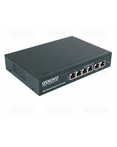 SW-20600/A(80W). Коммутатор Fast Ethernet на 6 портов. OSNOVO в Арзамасе