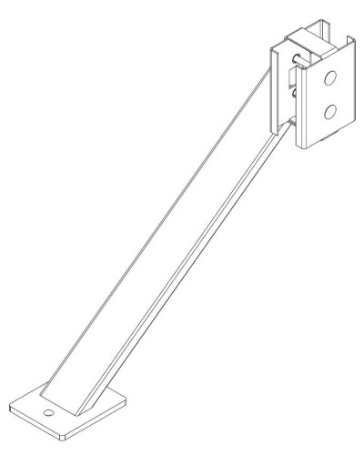 PERCo-MB-16.9. Упор для стоек секции ограждения. PERCo в Арзамасе