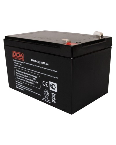 PM-12-12. Аккумулятор герметичный свинцово-кислотный. POWERCOM в Арзамасе