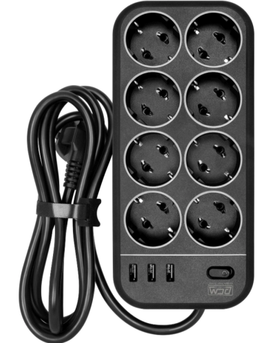 SP-08 USB03AB 1,8 M. Сетевой фильтр. POWERCOM в Арзамасе