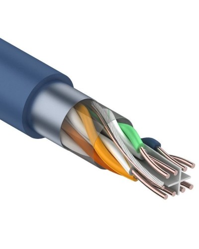 F/UTP, CAT 6, PVC, 4PR, 23AWG, омедненный INDOOR, SOLID, серый, 305м, PROconnect (01-0147-3). Кабель «витая пара» (LAN) для структурированных систем связи. PROCONNECT в Арзамасе