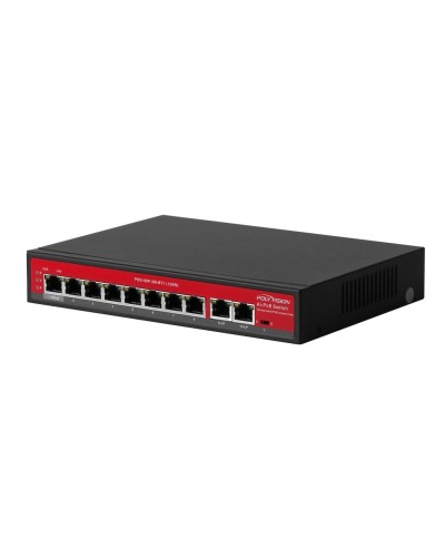 PND-08P-2G (120W). Коммутатор AI 10-портовый с функцией PoE. Polyvision в Арзамасе