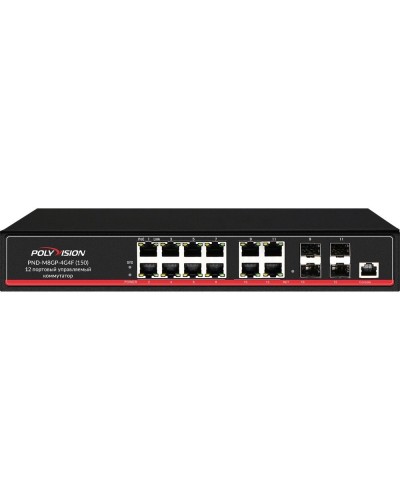 PND-M8GP-4G4F(150). Коммутатор управляемый оптический 12 портовый. Polyvision в Арзамасе