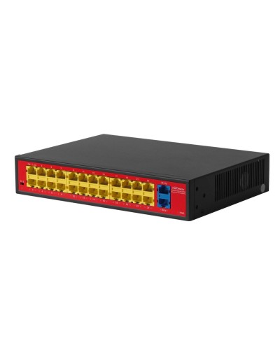 PND-24P-2G Lite (250W). Коммутатор неуправляемый 26-портовый с функцией PoE. Polyvision в Арзамасе