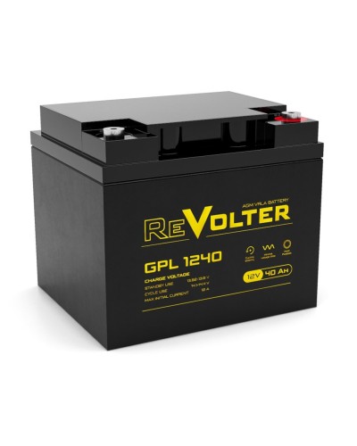 Revolter GPL 1240. Аккумулятор автомобильный герметичный свинцово-кислотный. Revolter в Арзамасе