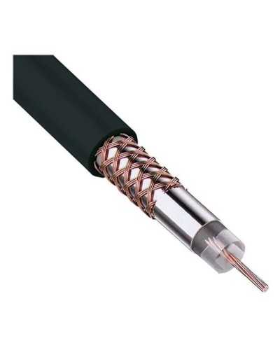 RG-58 A/U, 50 Ом, Cu/Al/Cu, 64%, 100 м, черный (01-2003). Кабель коаксиальный радиочастотный. Rexant в Арзамасе