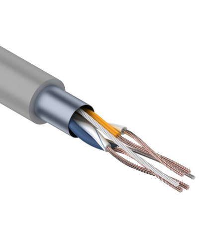 F/UTP, CAT 5e, PVC, 2PR, 24AWG, INDOOR, STRANDED, серый, 305м, REXANT (01-0125). Кабель «витая пара» (LAN) для структурированных систем связи. Rexant в Арзамасе