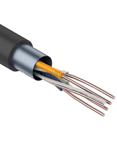 F/UTP, CAT 5e, PE, 2PR, 24AWG, OUTDOOR, SOLID, черный, 305м, REXANT (01-0124). Кабель «витая пара» (LAN) для структурированных систем связи. Rexant в Арзамасе