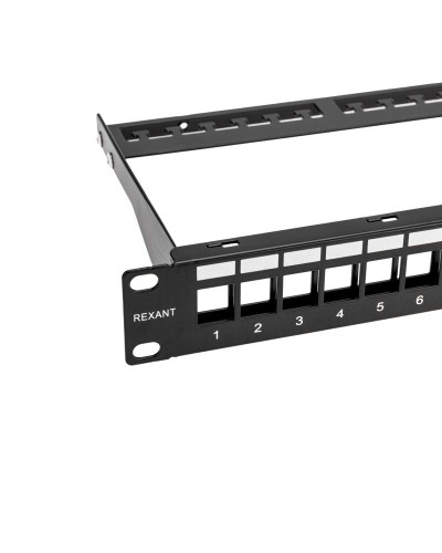 Панель коммутационная наборная 19", 1U, 24 порта, UTP REXANT PRO (02-0053): Патч-панель 19" в Арзамасе