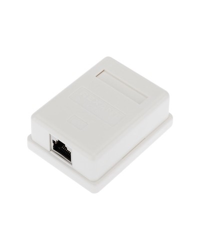 Розетка компьютерная внешняя 1-порт FTP RJ-45 (8P8C), CAT 5e REXANT (03-0122): Розетка RJ-45 в Арзамасе