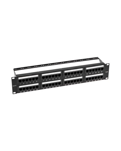 Панель коммутационная с кабельными органайзерами 19", 2U, 48 портов, UTP, RJ-45, CAT 5e REXANT PRO (02-0032): Патч-панель 19" в Арзамасе