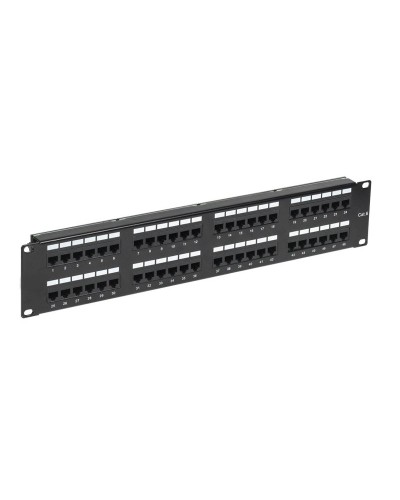 Панель коммутационная с кабельными органайзерами 19", 2U, 48 портов, RJ-45, CAT 6, UTP REXANT PRO (02-0232): Патч-панель 19" в Арзамасе