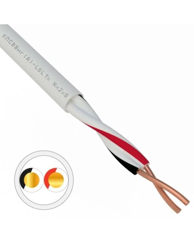 КПСВВнг(А)-LSLTx 1х2х0,75 REXANT (01-4871). Кабель для систем передачи данных пониженной пожароопасности c низким дымо- и газовыделением, с низкой токсичностью продуктов горения. Rexant в Арзамасе