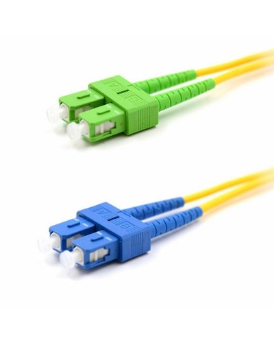 Патч-корд оптический переходной (SM), 9/125 (OS2), SC/APC-SC/UPC, (Duplex), PVC, 2м REXANT (50-2059): Патч-корд оптический в Арзамасе