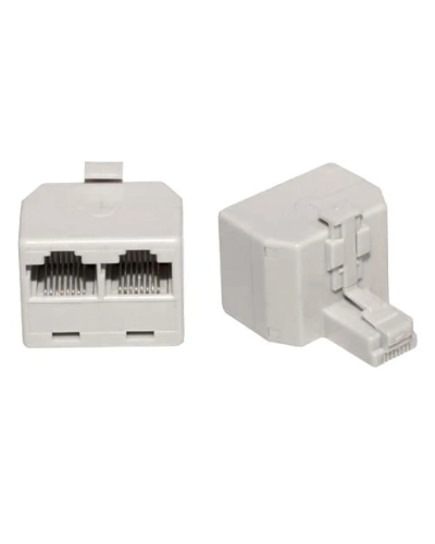 Двойник компьютерный UTP RJ-45(8P8C) (штекер - 2 гнезда) REXANT (03-0102): Кабельный соединитель в Арзамасе