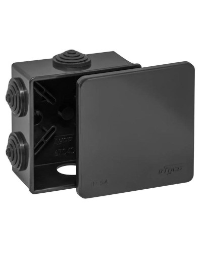Коробка TYCO ОП 85х85х40мм УХЛ1 IP54 черный (67040Ч). Коробка распределительная. RuVinil в Арзамасе