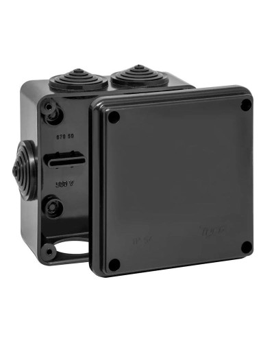 Коробка TYCO ОП 100х100х50мм УХЛ1 IP54 черный (67050Ч). Коробка распределительная. RuVinil в Арзамасе