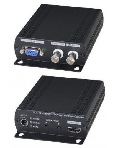 AD001HD4. Преобразователь-разветвитель AHD/HDCVI/HDTVI в HDMI/VGA/CVBS. SC&T в Арзамасе