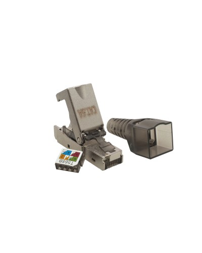 Коннектор 8P8C STP 6A (RJ-45) безынструментальный (10-0240). Разъем RJ-45. SUPRLAN в Арзамасе