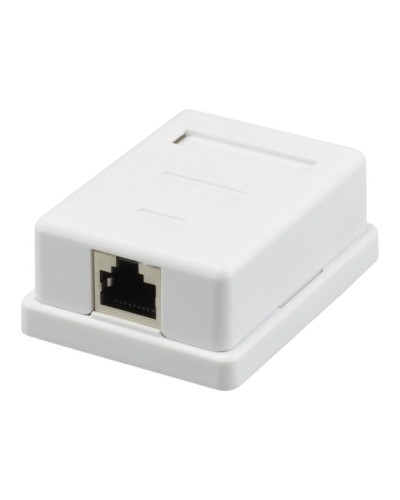 Розетка настенная RJ-45, 8P8C, Cat.5e, 1 порт FTP (10-0354). Компьютерная розетка. SUPRLAN в Арзамасе