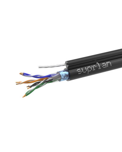 FTP Cat.5e 4x2xAWG24 Cu PE Outdoor T-FG8 (трос) Standard (01-1026-1). Кабель «витая пара» (LAN) для структурированных систем связи. SUPRLAN в Арзамасе