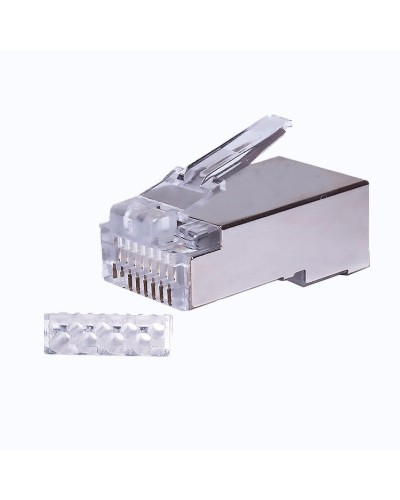 Коннекторы 8P8C FTP Cat.6 3U (RJ-45) (100шт) (10-0202). Разъем RJ-45. SUPRLAN в Арзамасе