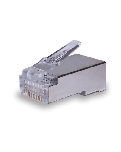 Коннекторы 8P8C FTP Cat.5e (RJ-45) (100шт) (10-0231). Разъем RJ-45. SUPRLAN в Арзамасе
