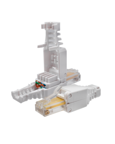 Коннектор 8P8C U/UTP Cat.5e (RJ-45) безинструментальный (10-0218). Разъем RJ-45. SUPRLAN в Арзамасе