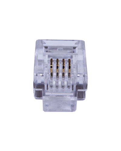 Коннекторы 4P4C (RJ-11) (100шт) (10-0229). Телефонный разъем 4P4C (RJ-11). SUPRLAN в Арзамасе