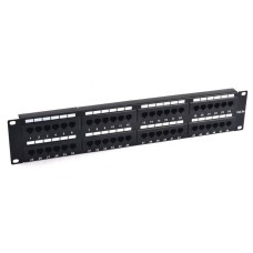 Патч-панель 19", 48хRJ-45, UTP, Cat.5e, 2U (10-0405): Патч-панель 19''