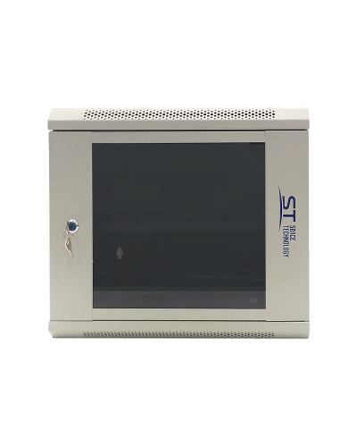 ST-NC9U600 (серый) С ПОЛКОЙ. Шкаф телекоммуникационный 19 настенный 9U. Space Technology в Арзамасе