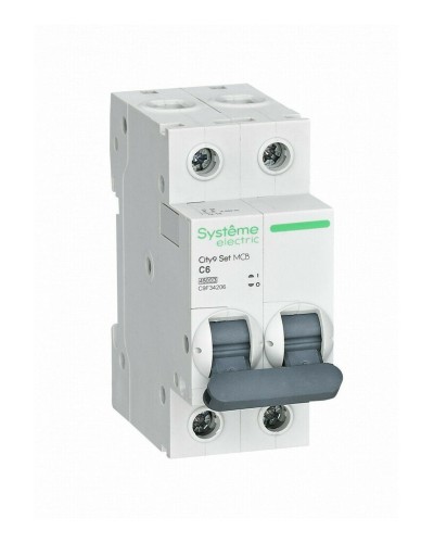 City9 Set 2P 6А 4.5kA С (C9F34206). Автоматический выключатель. Systeme Electric в Арзамасе