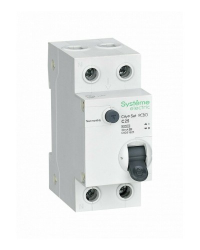 City9 Set 1P+N С 25А 4.5kA 30мА A 230В (C9D55625). Автоматический выключатель дифференциального тока. Systeme Electric в Арзамасе