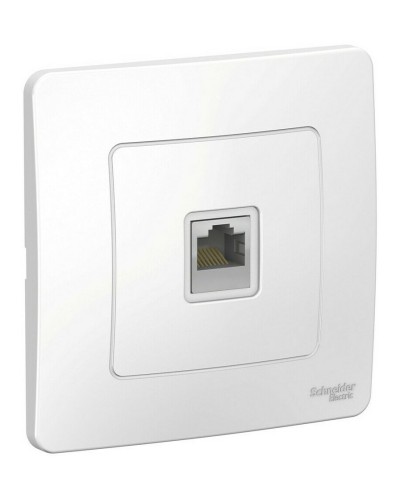 BLANCA розетка RJ45 1-местная, кат. 5Е, скрытой установки, белый (BLNIS045001). Розетка компьютерная. Systeme Electric в Арзамасе