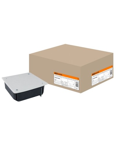 Распаячная коробка СП 115х115х45мм, крышка, метал. лапки, IP20, TDM (SQ1403-0008). Распаячная коробка СП. TDM ЕLECTRIC в Арзамасе