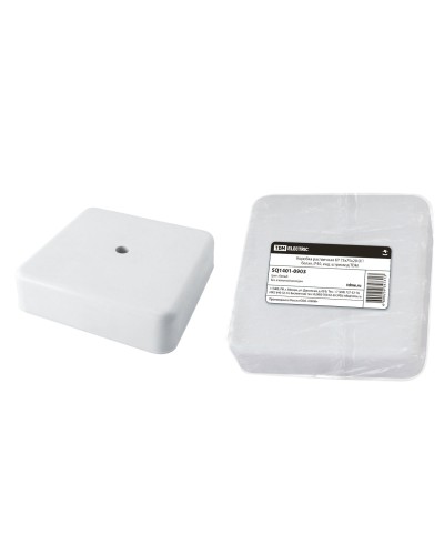 Коробка КР 75х75х20 ОП белая, IP40 (SQ1401-0903). Распаячная коробка. TDM ЕLECTRIC в Арзамасе